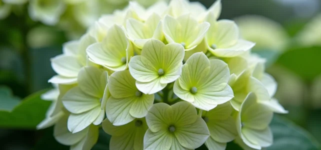 Pourquoi les hortensias blancs deviennent verts : explications et astuces pour y remédier Pourquoi les hortensias blancs deviennent verts : explications et astuces pour y remédier